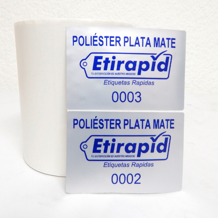 Etiquetas de Poliester Mate | Etirapid
