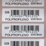 Etiquetas Plastificadas
