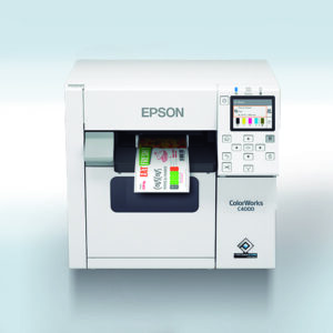 Impresora de etiquetas a color EPSON CW-C4000